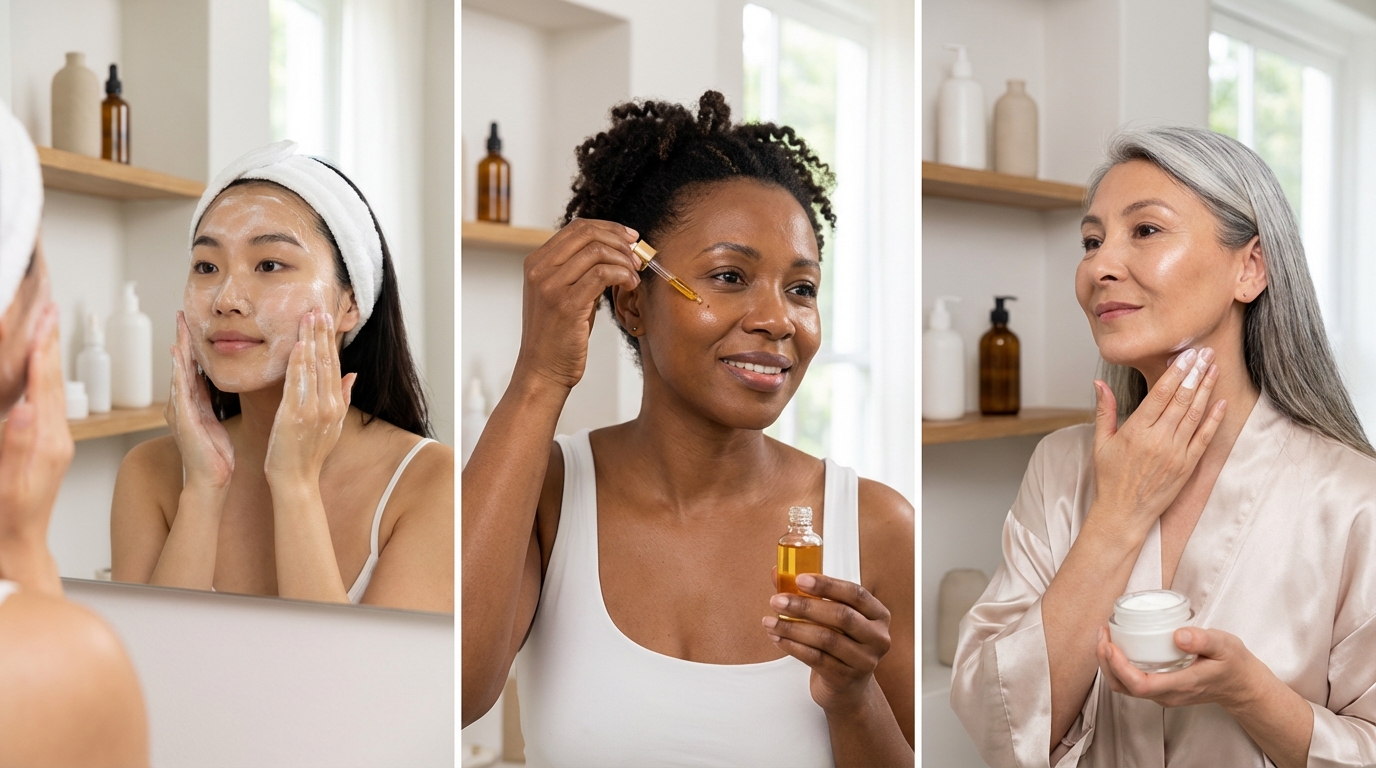 découvrez la routine skincare idéale adaptée à chaque âge pour une peau éclatante, saine et rayonnante au quotidien.